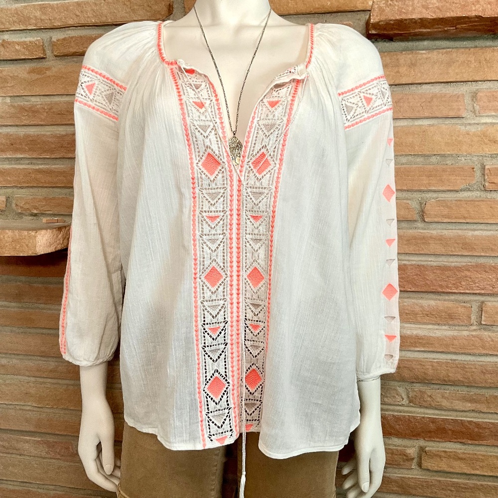 Madewell Boho Peasant Top